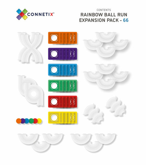 CONNETIX - 66 Piece Ball Run Expansion Pack